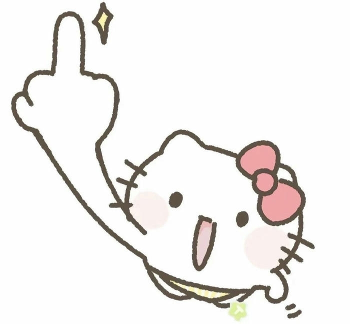 Meme hello kitty bựa hài hước