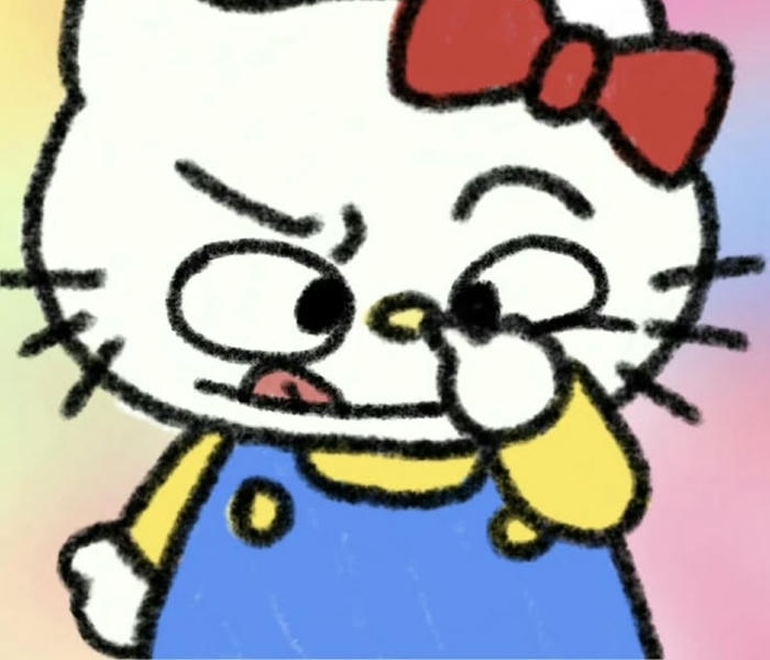 Meme hello kitty bựa lầy ảnh hài