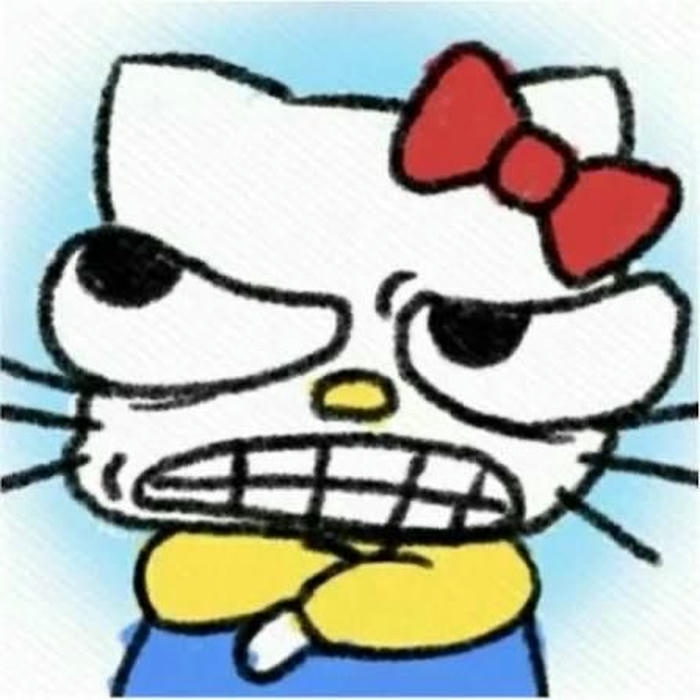 Meme hello kitty bựa vô tri