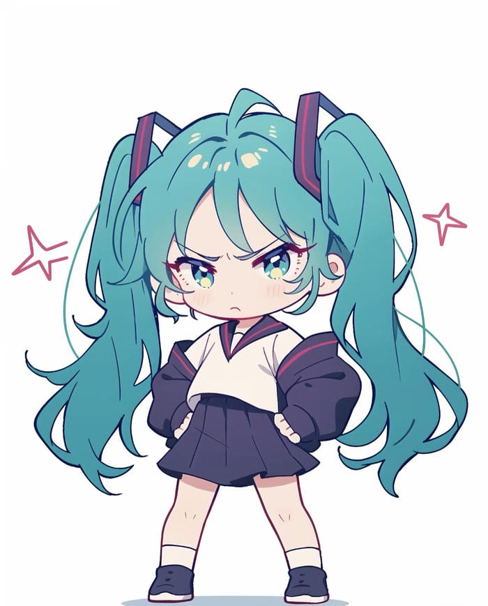 ảnh anime nữ chibi aesthetic