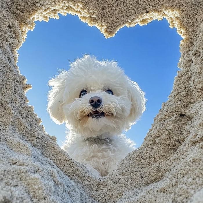 ảnh avatar con chó gương mặt hiền lành dễ mến