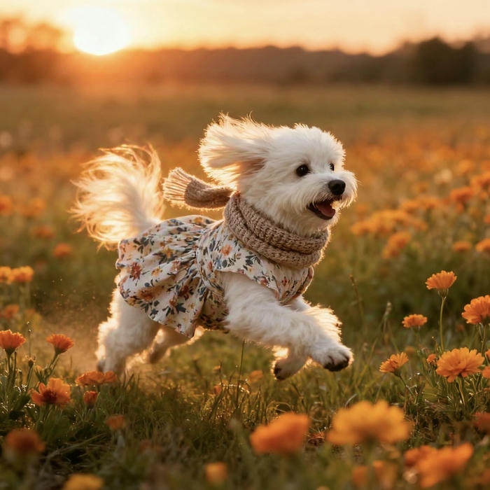 ảnh avatar con chó lông mềm trông rất cute