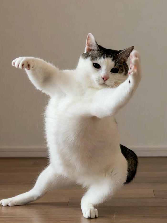 ảnh avatar mèo vô tri hài hước