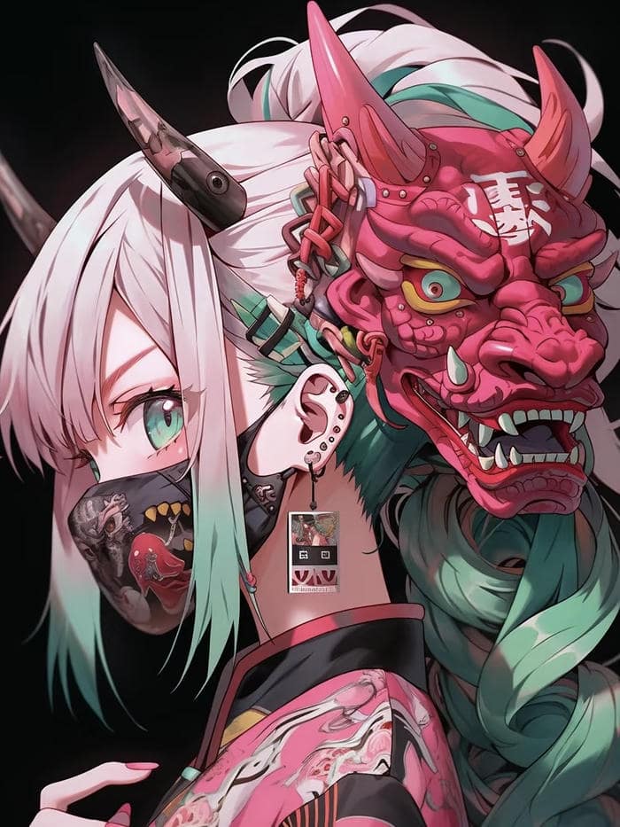 ảnh avatar nữ che mặt phong cách lạnh lùng