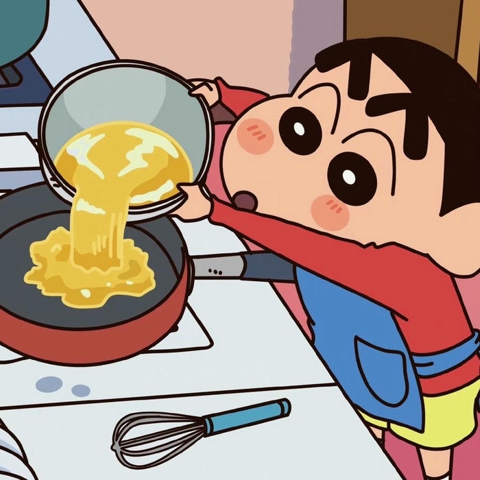 ảnh avatar shin cậu bé bút chì nấu ăn