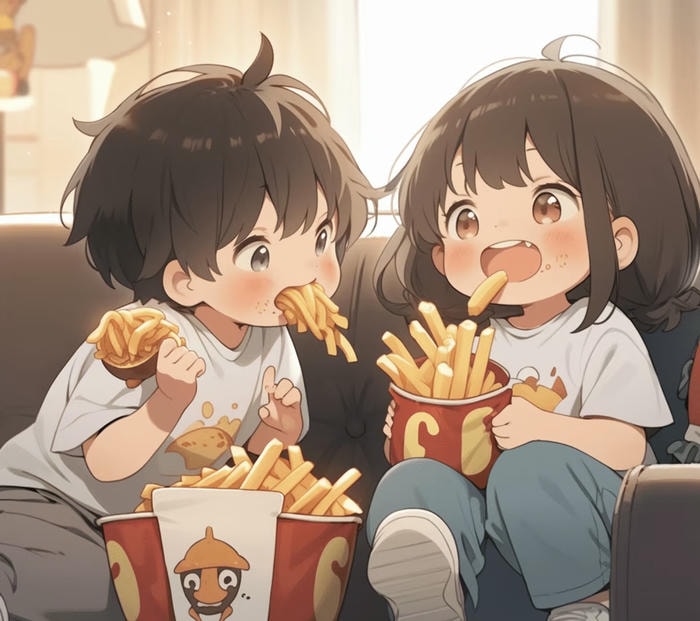 ảnh chibi đôi tình nhân