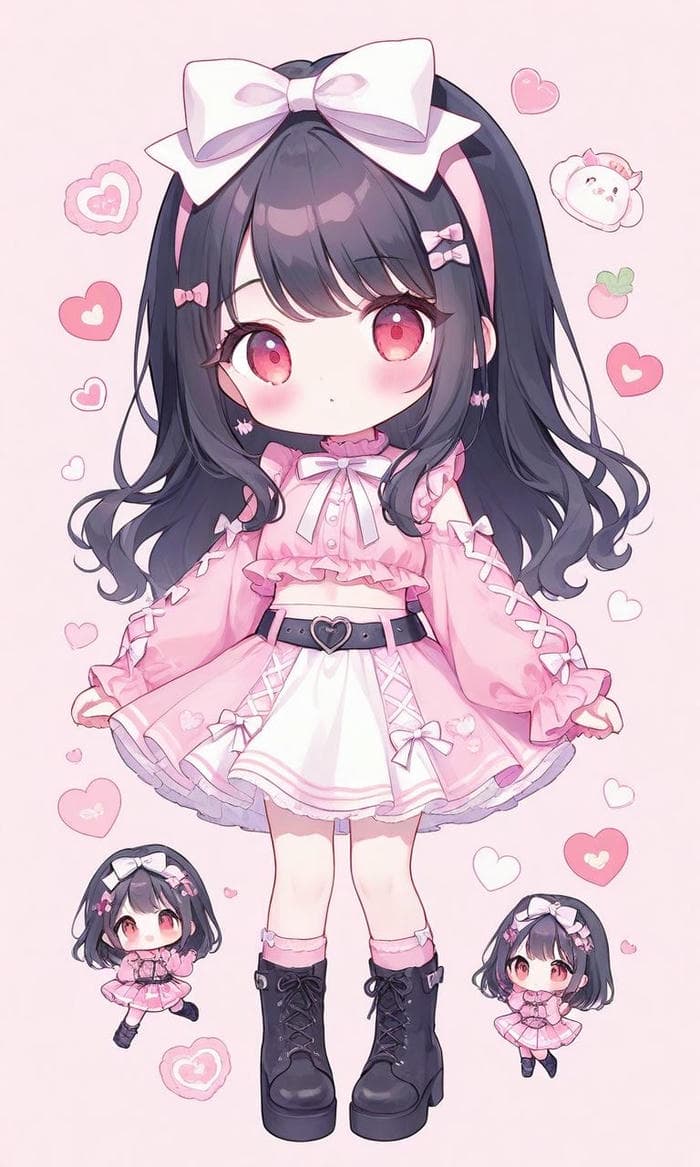 ảnh chibi nữ ngộ nghĩnh
