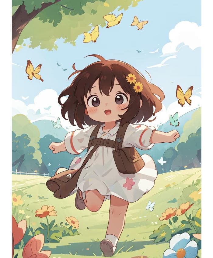 ảnh chibi nữ phong cách dễ thương