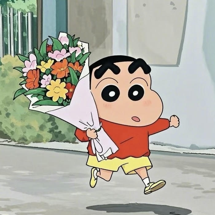 ảnh đại diện shin cậu bé bút chì chạy tinh nghịch