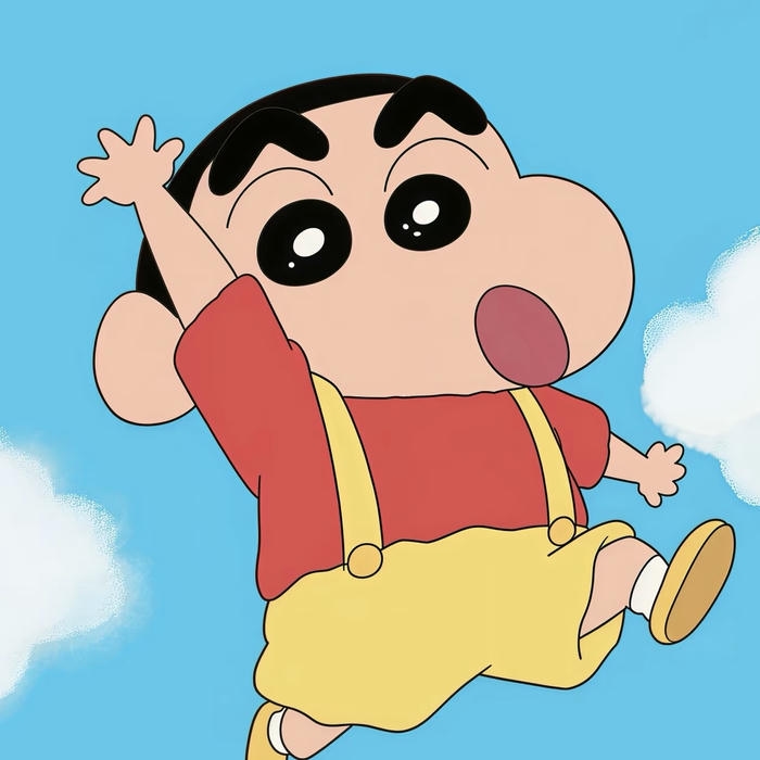 ảnh đại diện shin cậu bé bút chì khuôn mặt ngộ nghĩnh