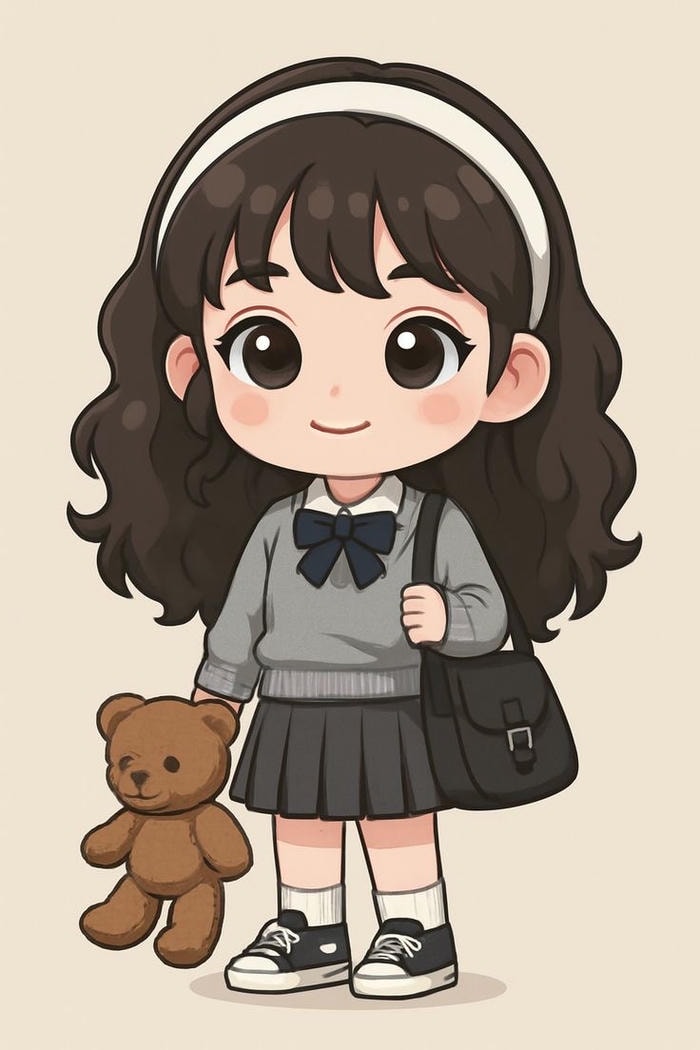 ảnh học sinh chibi hoạt hình