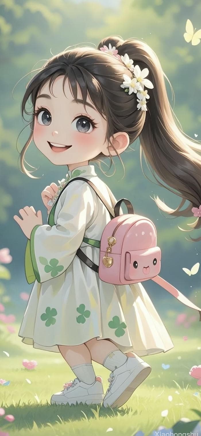 ảnh nền chibi dễ thương