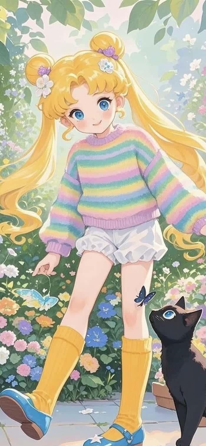 ảnh nền chibi phong cách anime