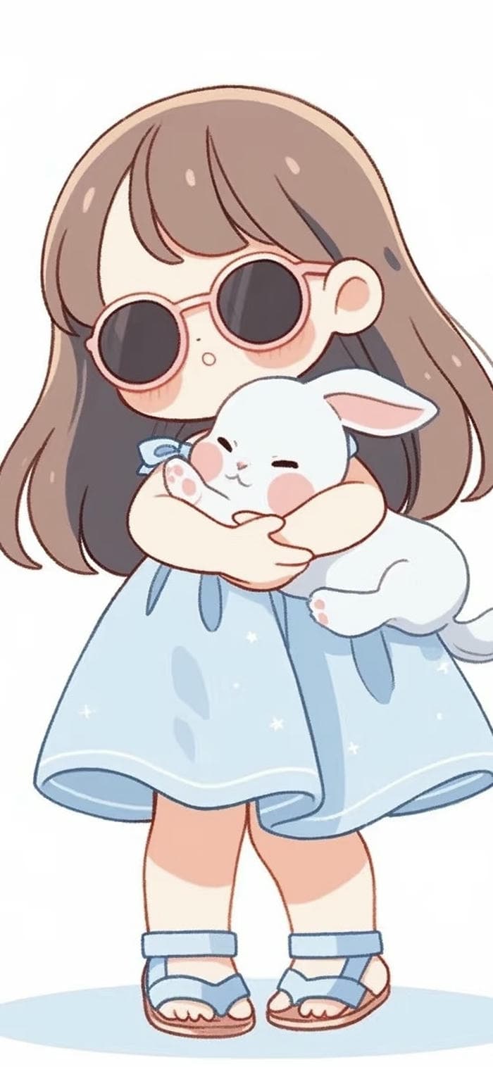 ảnh nền chibi sinh động dễ thương