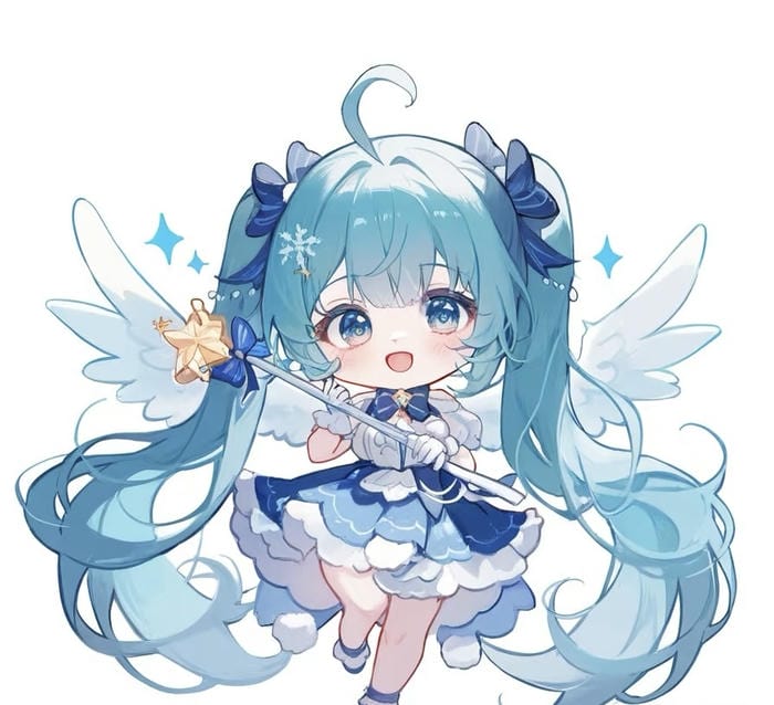 anime nữ chibi dễ thương ngọt ngào