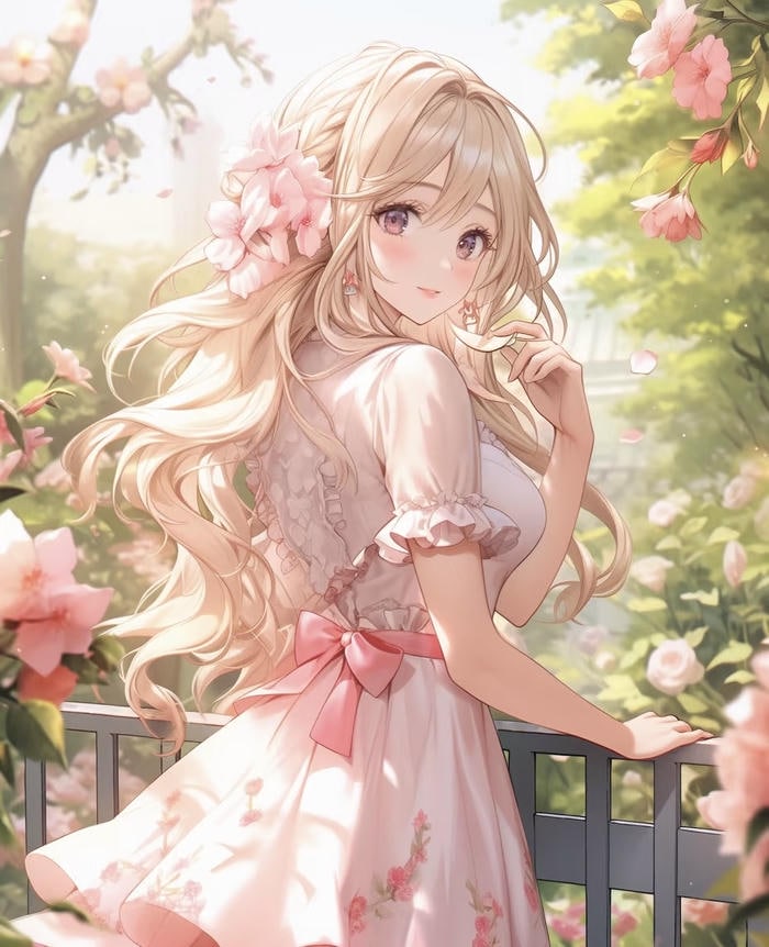 avatar anime nữ dễ thương nhẹ nhàng