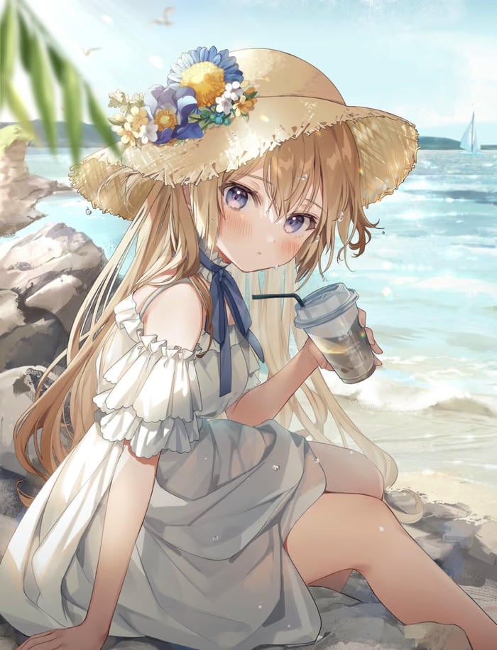 avatar anime nữ ngây thơ