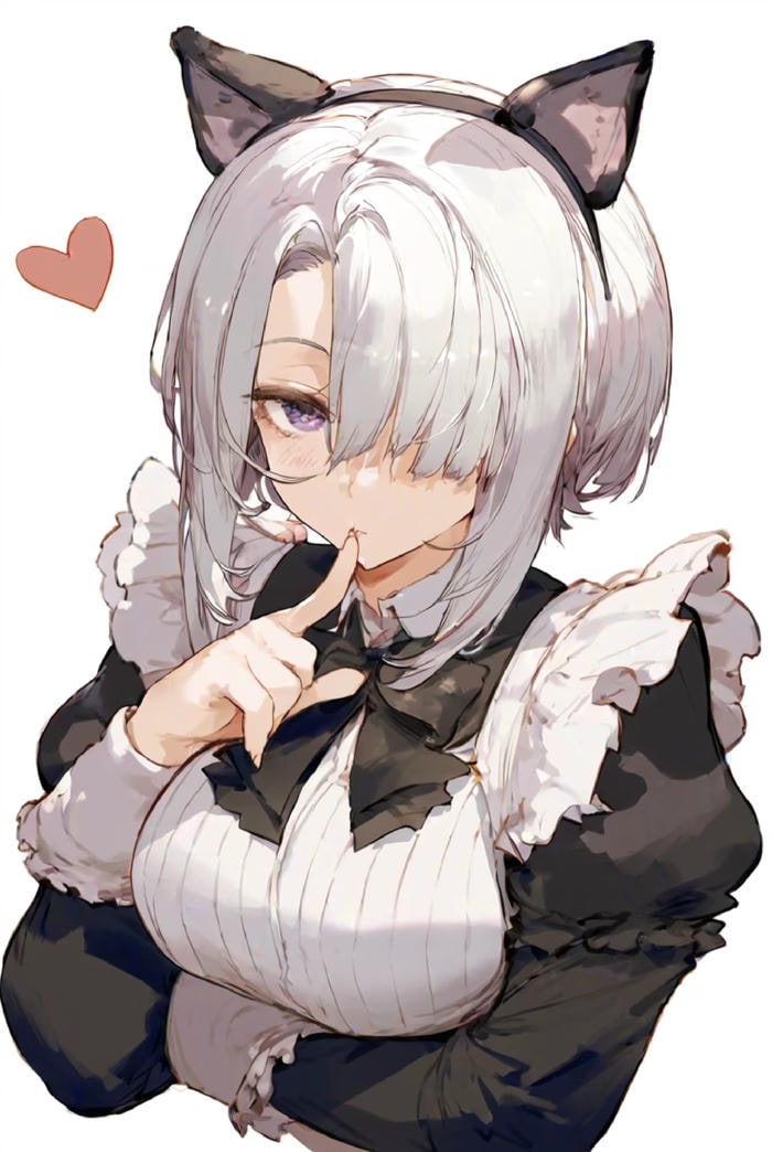 avatar anime nữ pastel colors