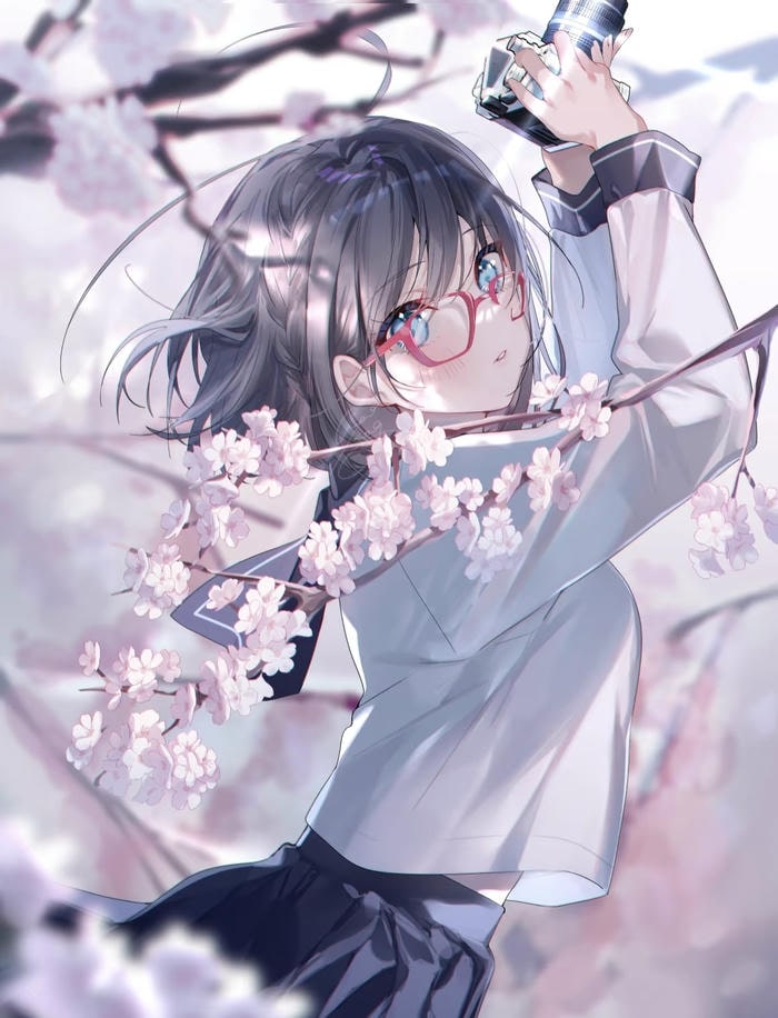 avatar anime nữ pose dễ thương