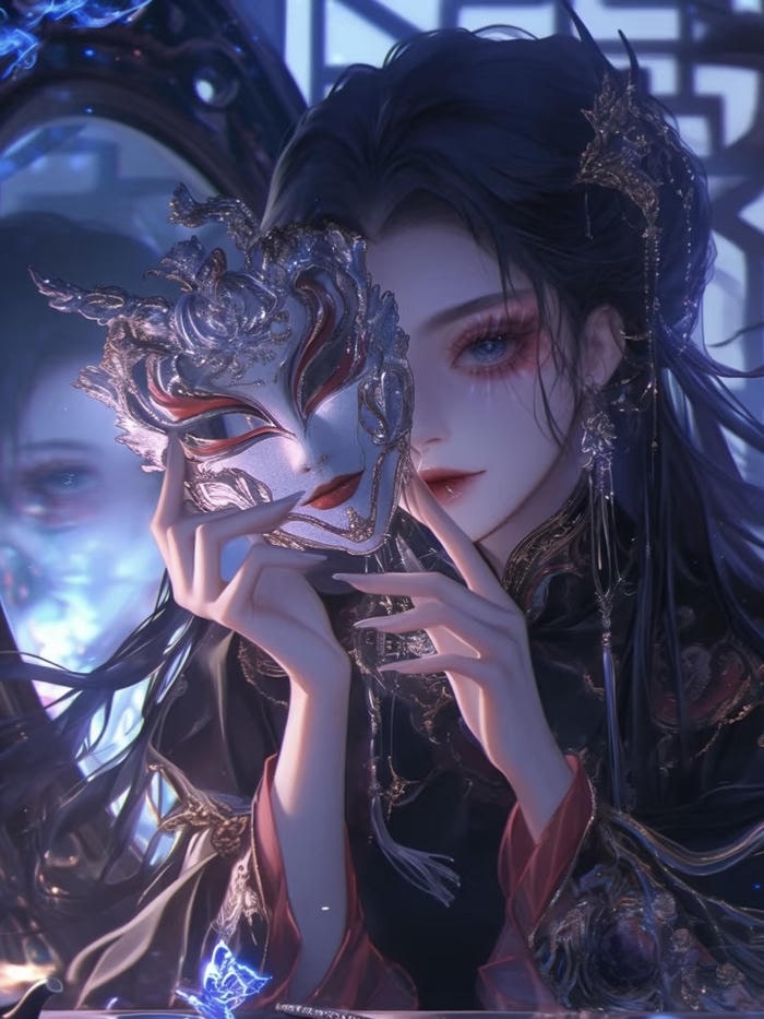 avatar nữ che mặt sâu lắng