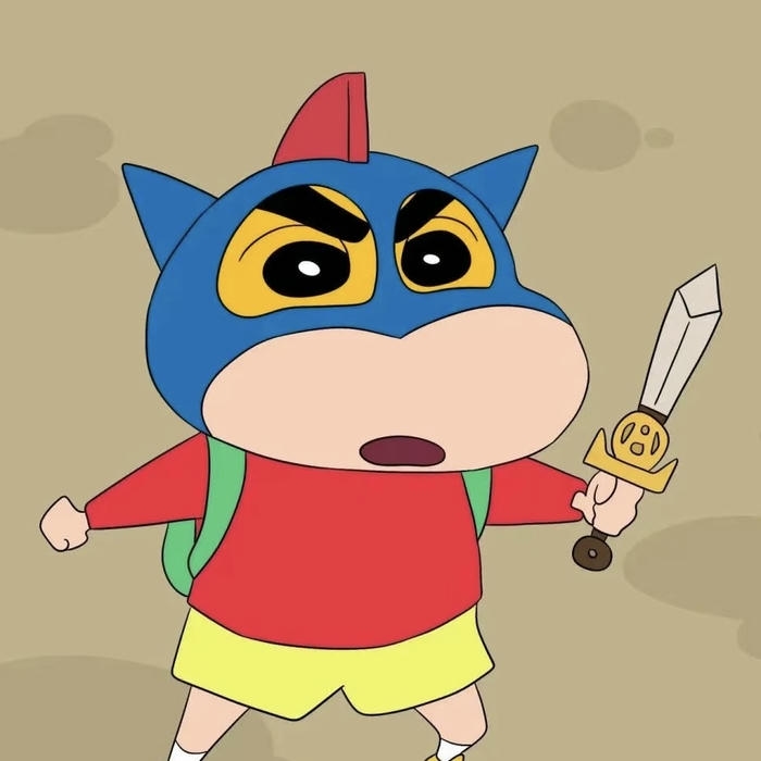 avatar shin cậu bé bút chì tạo hình siêu nhân