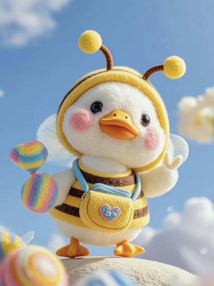 avatar vịt cute hình siêu tròn trông đáng yêu