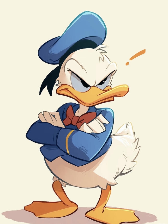 avatar vịt tức giận dễ thương