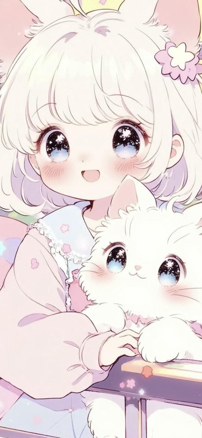 bộ sưu tập hình nền chibi cute ngọt ngào