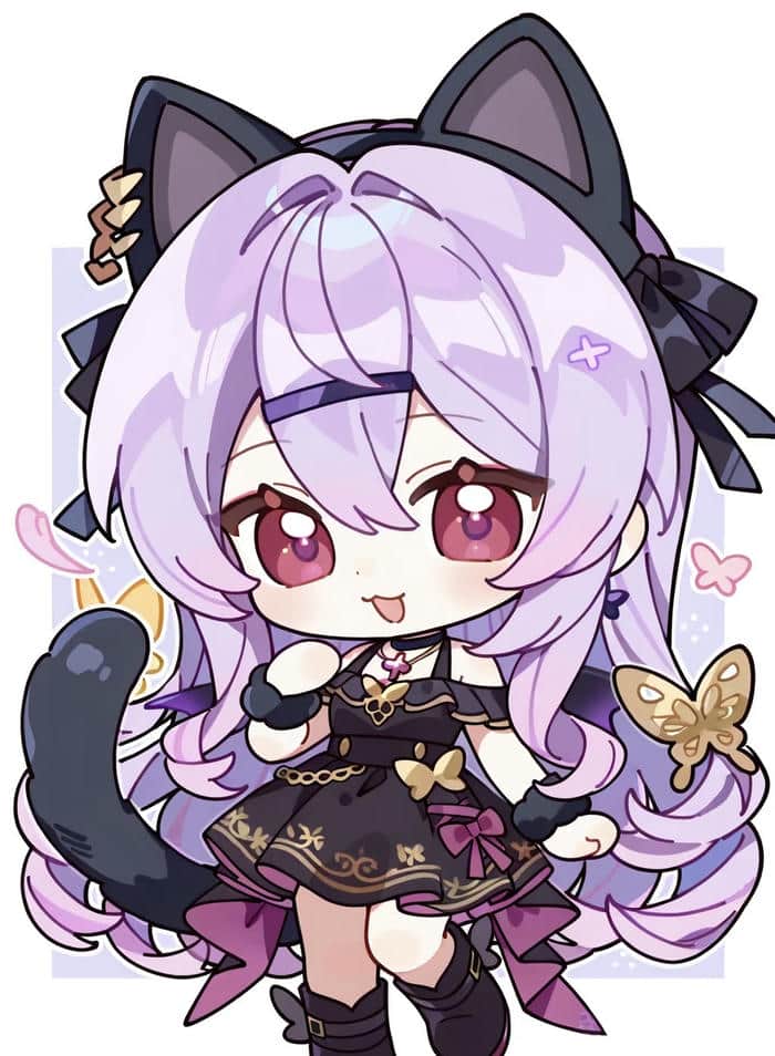 các ảnh anime nữ chibi đôi mắt to