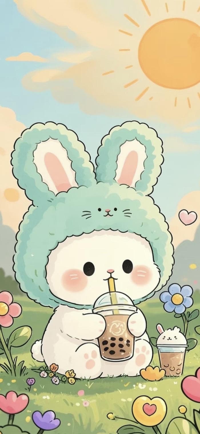 các ảnh nền chibi cute aesthetic