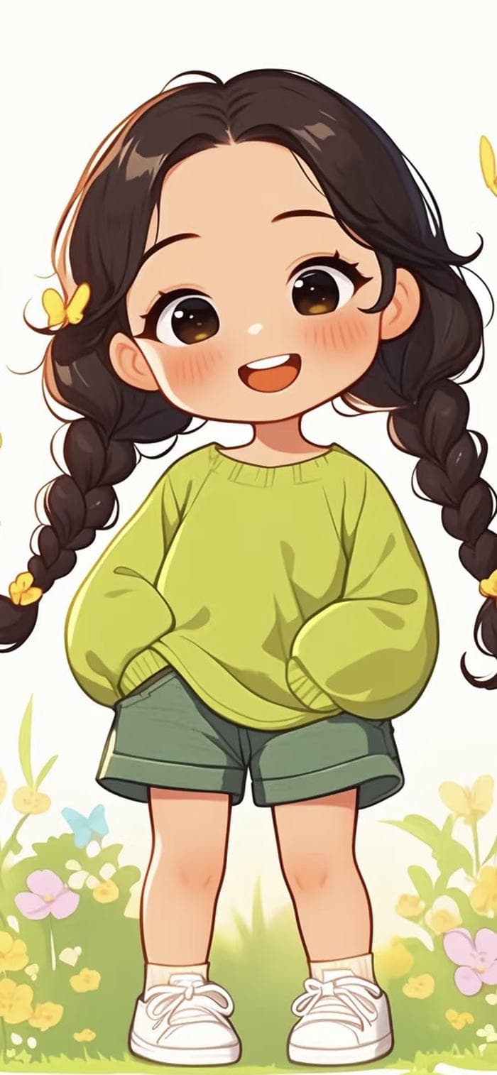 các ảnh nền chibi dễ thương nhất