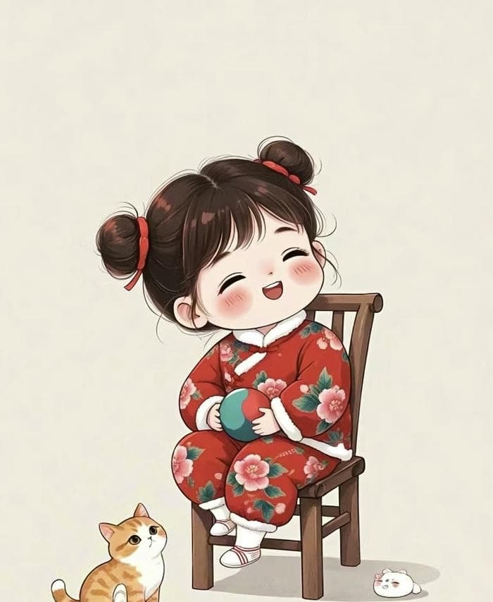 các hình ảnh chibi nữ cute nghệ thuật