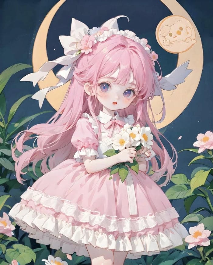 các hình ảnh chibi nữ cute nhẹ nhàng