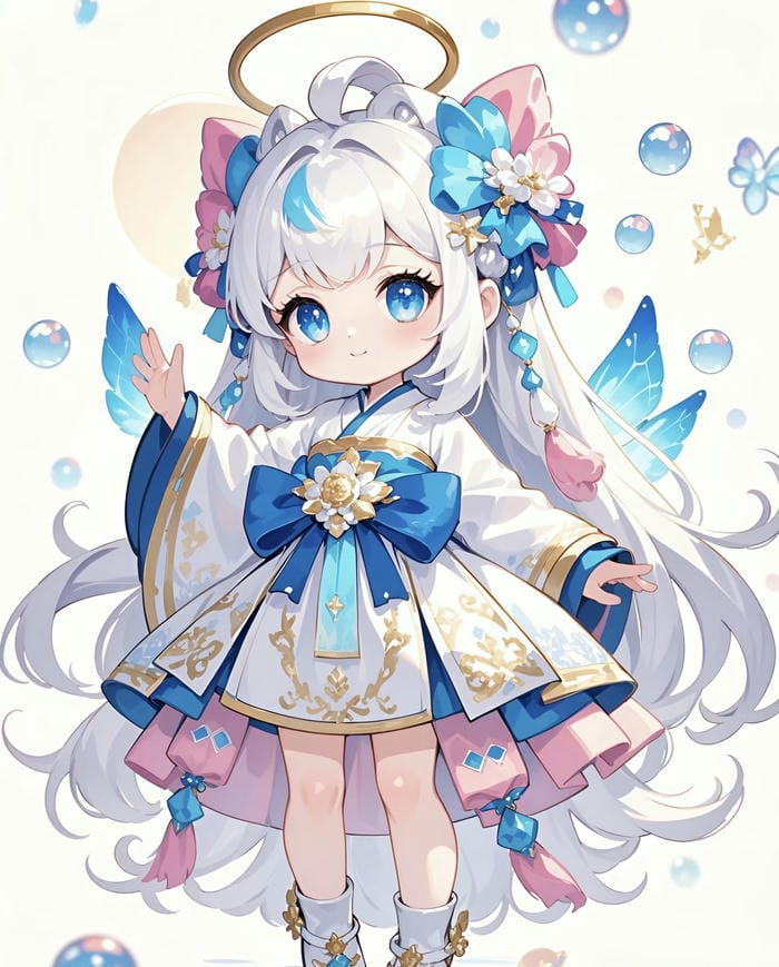 chibi anime nữ cute