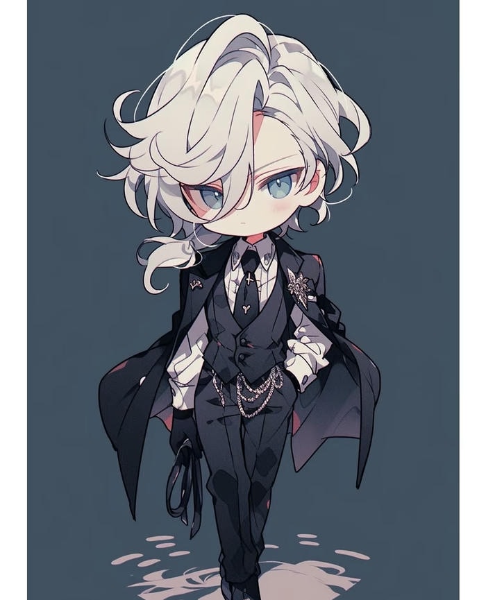 chibi boy lạnh lùng dễ thương