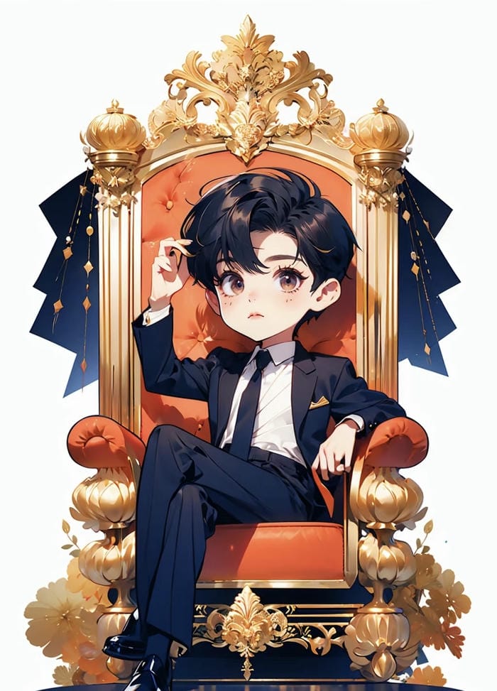 chibi boy ngầu lạnh lùng