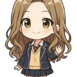 chibi học sinh phong cách đơn giản