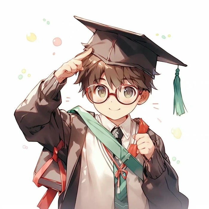 chibi học sinh vui nhộn