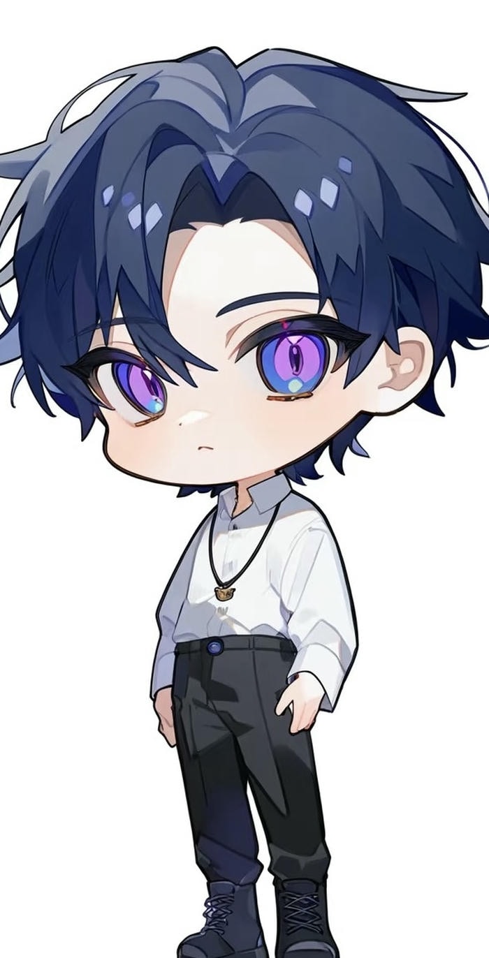 chibi nam lạnh lùng cute