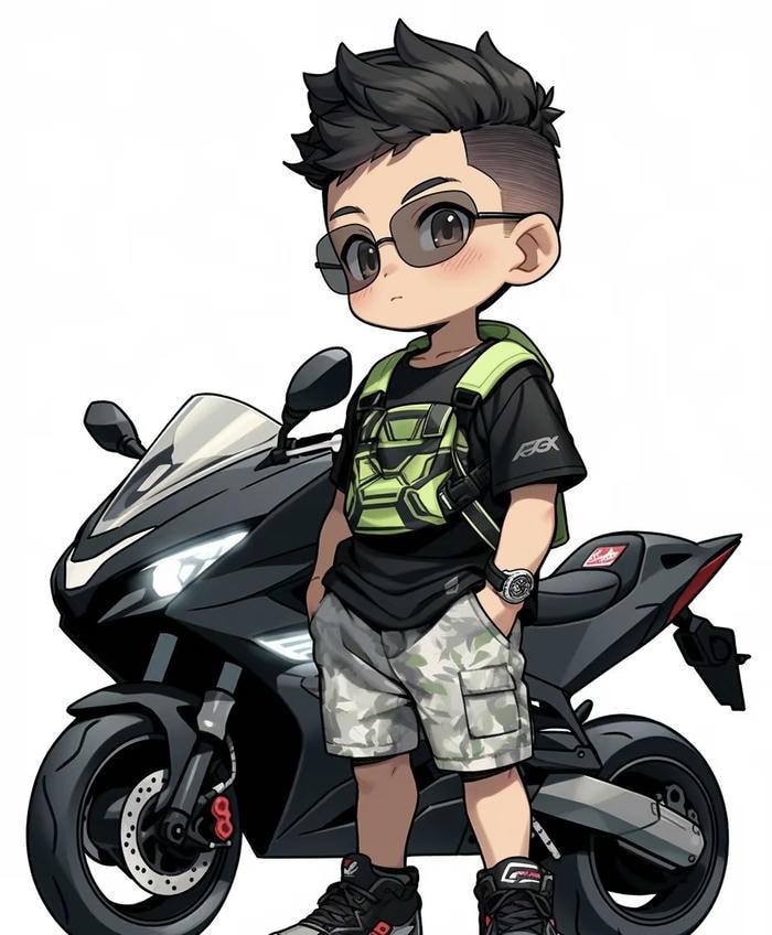 chibi nam lạnh lùng dễ thương