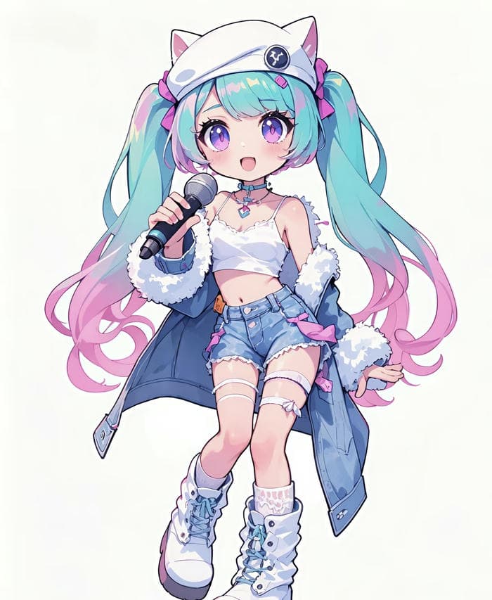 chibi nữ cute aesthetic