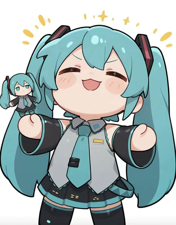 hình ảnh anime nữ chibi phong cách học sinh