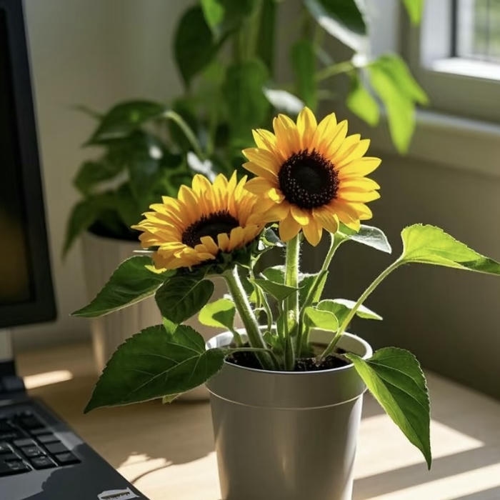 hình ảnh avatar hoa hướng dương phong cách tối giản đẹp