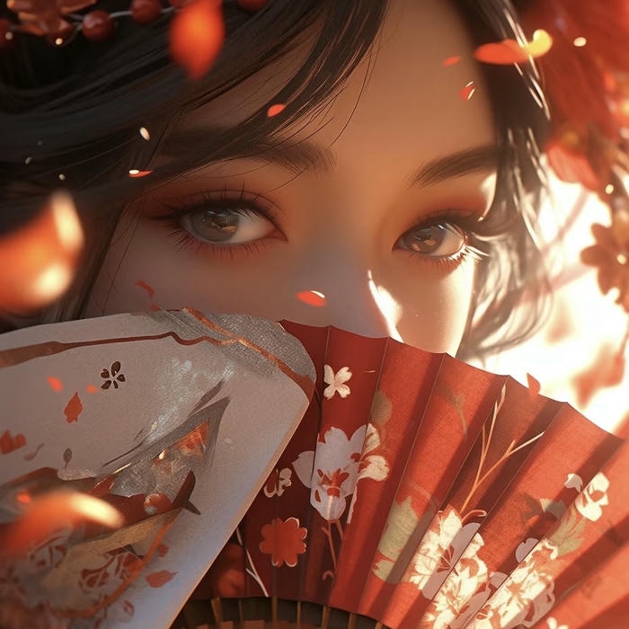 hình ảnh avatar nữ che mặt nét đẹp dịu dàng