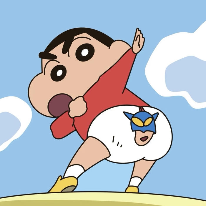 hình ảnh avatar shin cậu bé bút chì phong cách hài hước