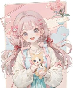 hình ảnh chibi nữ cute tiểu thư