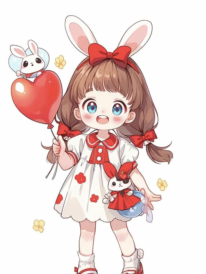 hình ảnh chibi nữ ngọt ngào