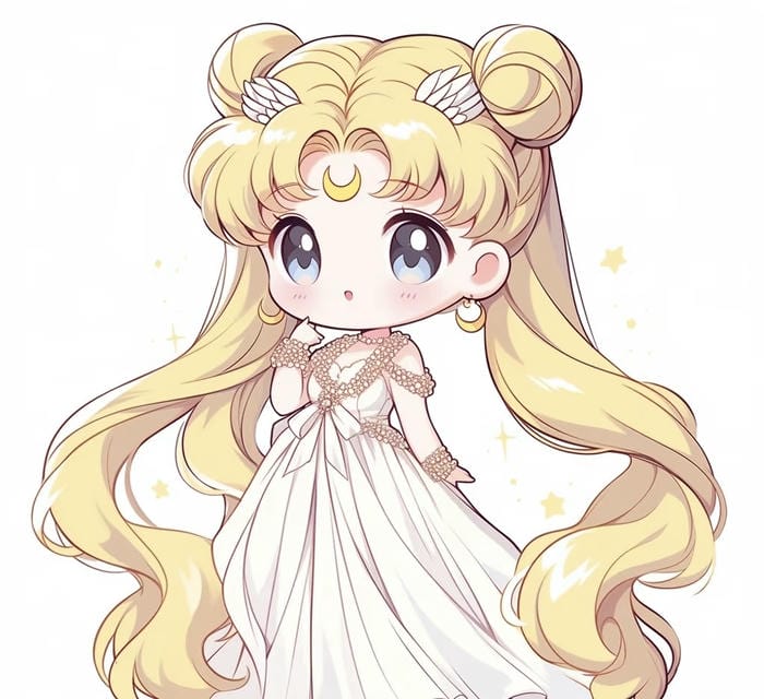 hình anime nữ chibi ngọt ngào