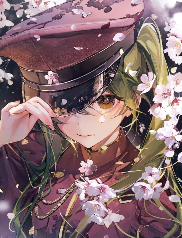 hình avatar anime nữ nghệ thuật