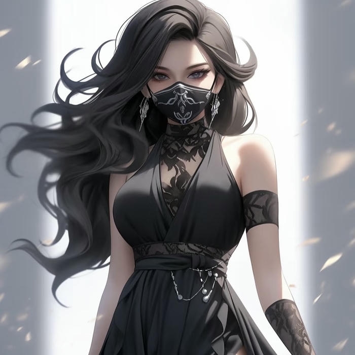 hình avatar nữ che mặt đẹp đầy thần thái